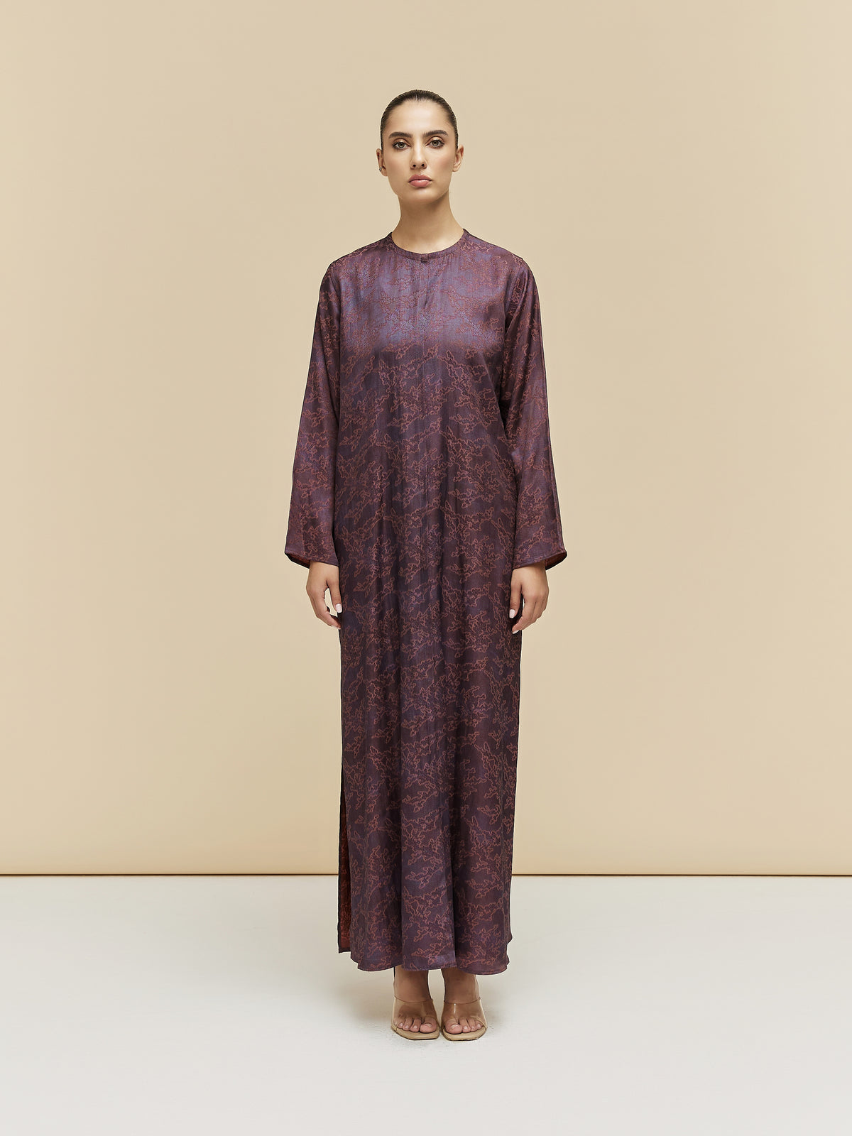 CALISTA - JACQUARD - BROWN BLUE