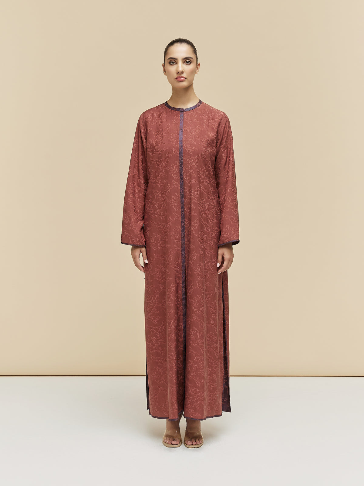 CALISTA - JACQUARD - BROWN BLUE