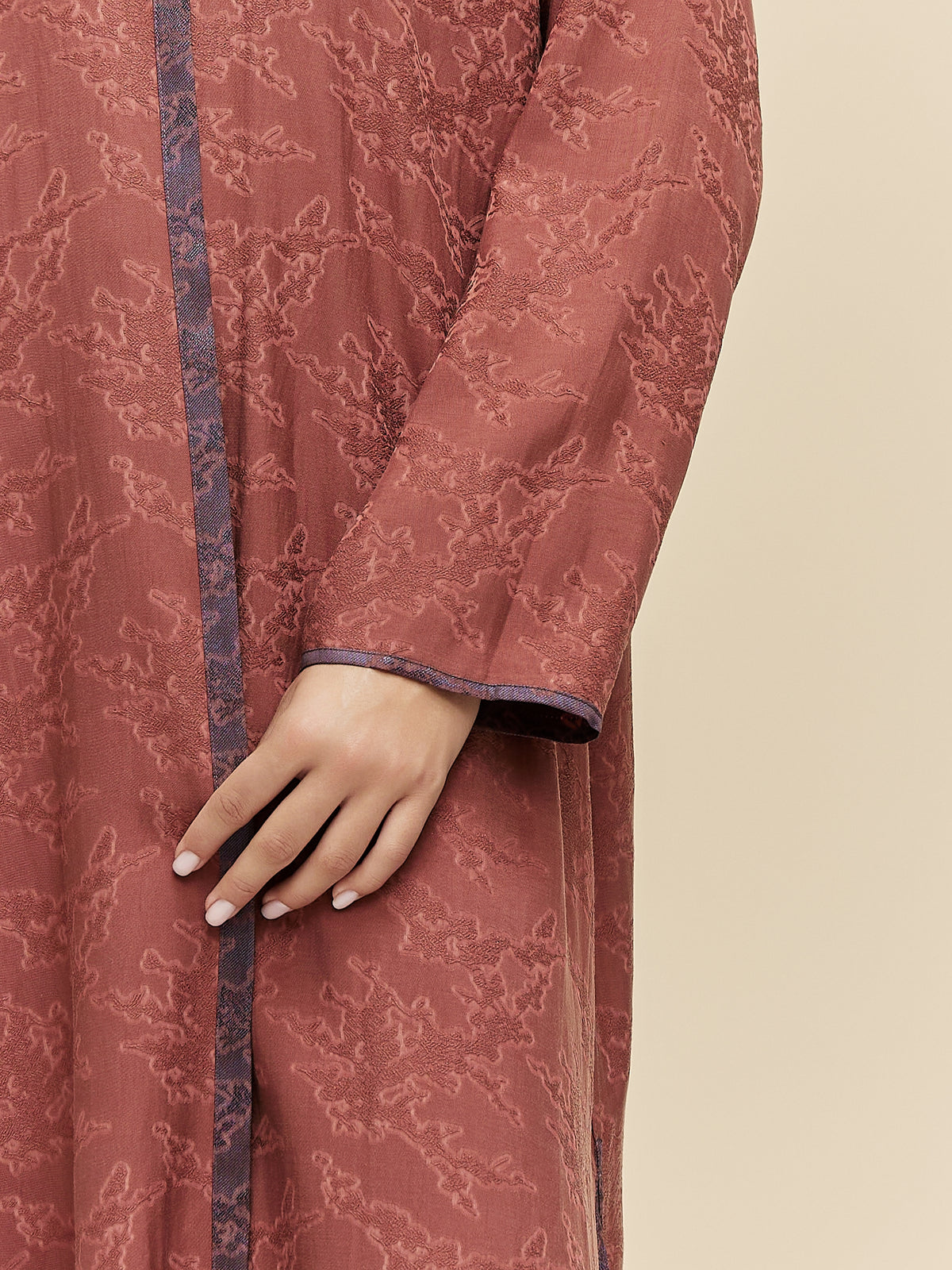 CALISTA - JACQUARD - BROWN BLUE