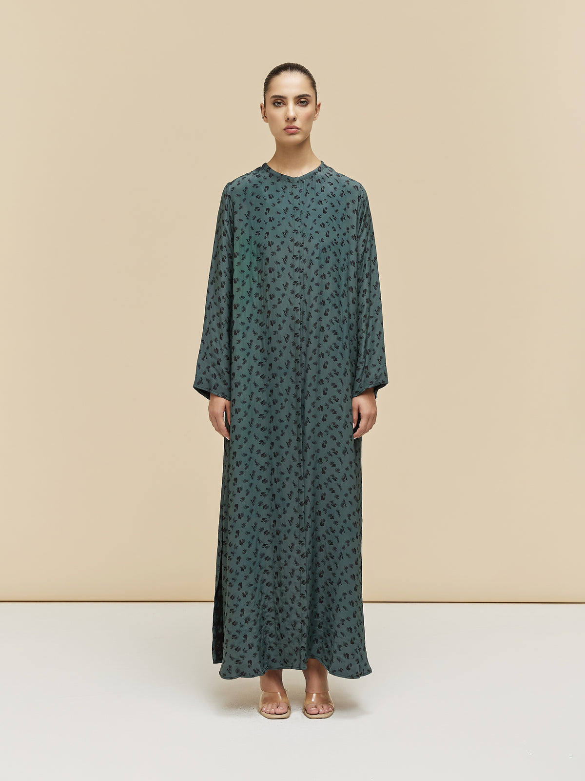 CALISTA - JACQUARD - GREEN BLACK
