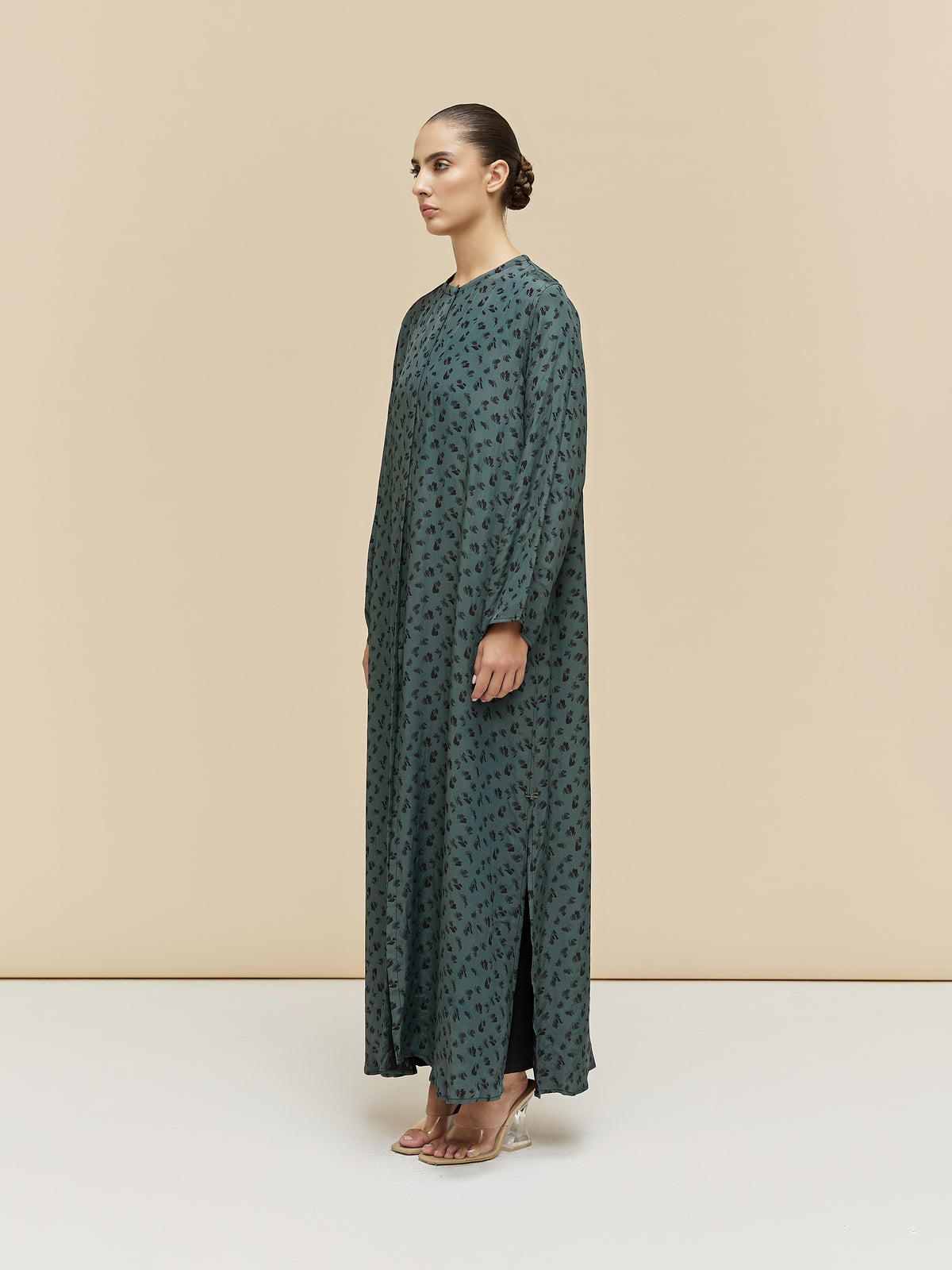 CALISTA - JACQUARD - GREEN BLACK