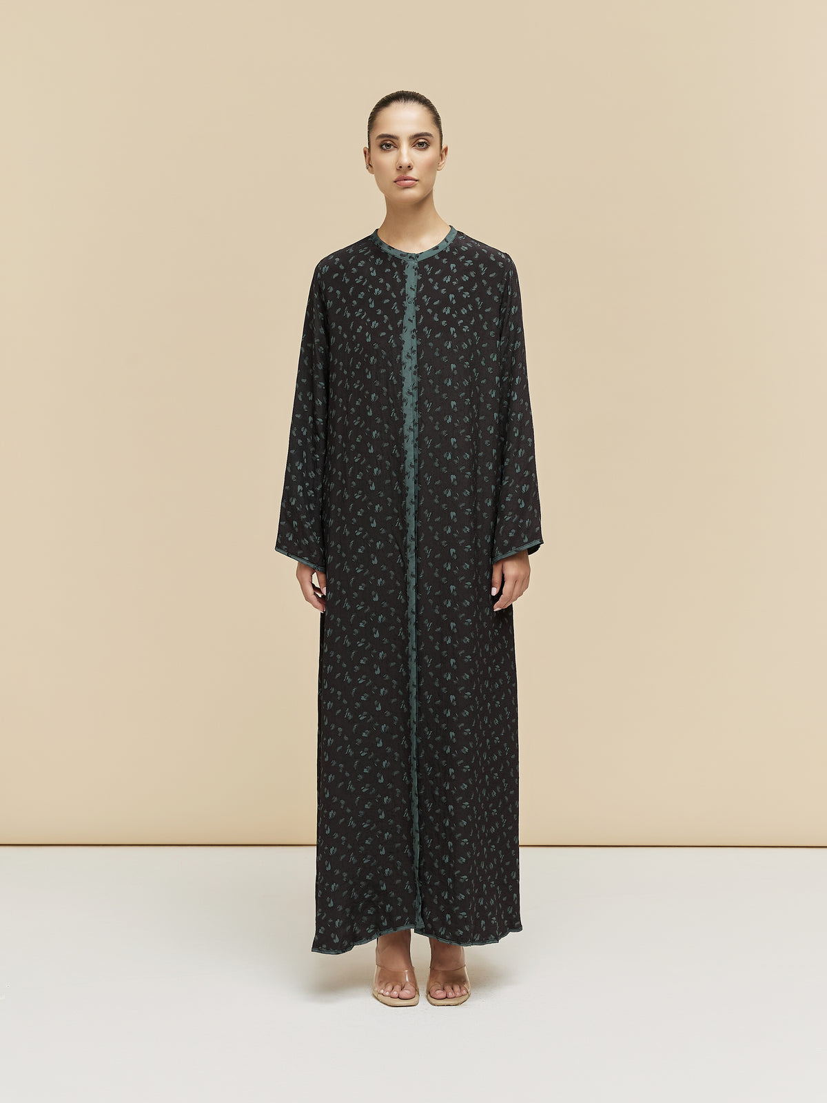 CALISTA - JACQUARD - GREEN BLACK