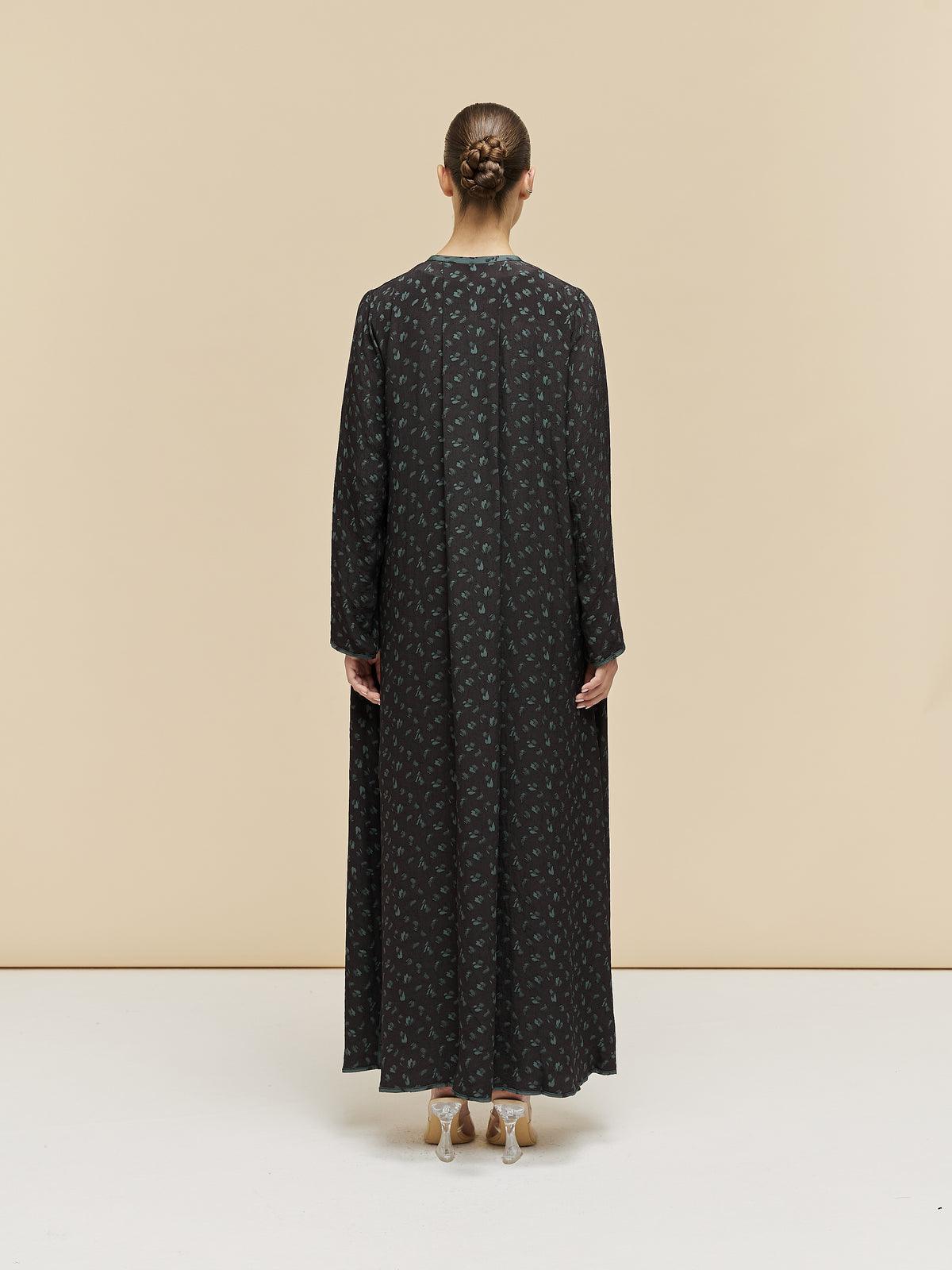 CALISTA - JACQUARD - GREEN BLACK