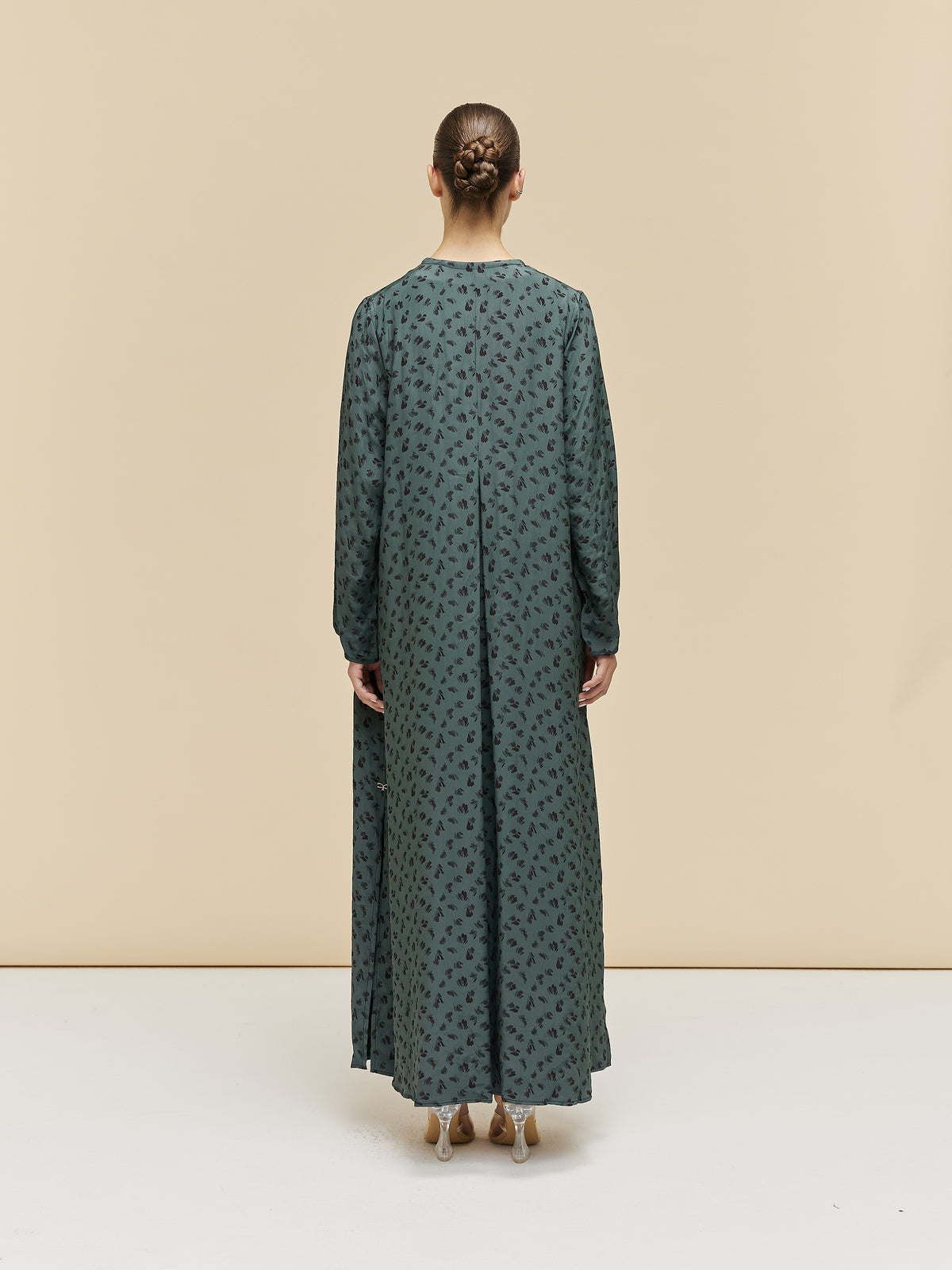CALISTA - JACQUARD - GREEN BLACK
