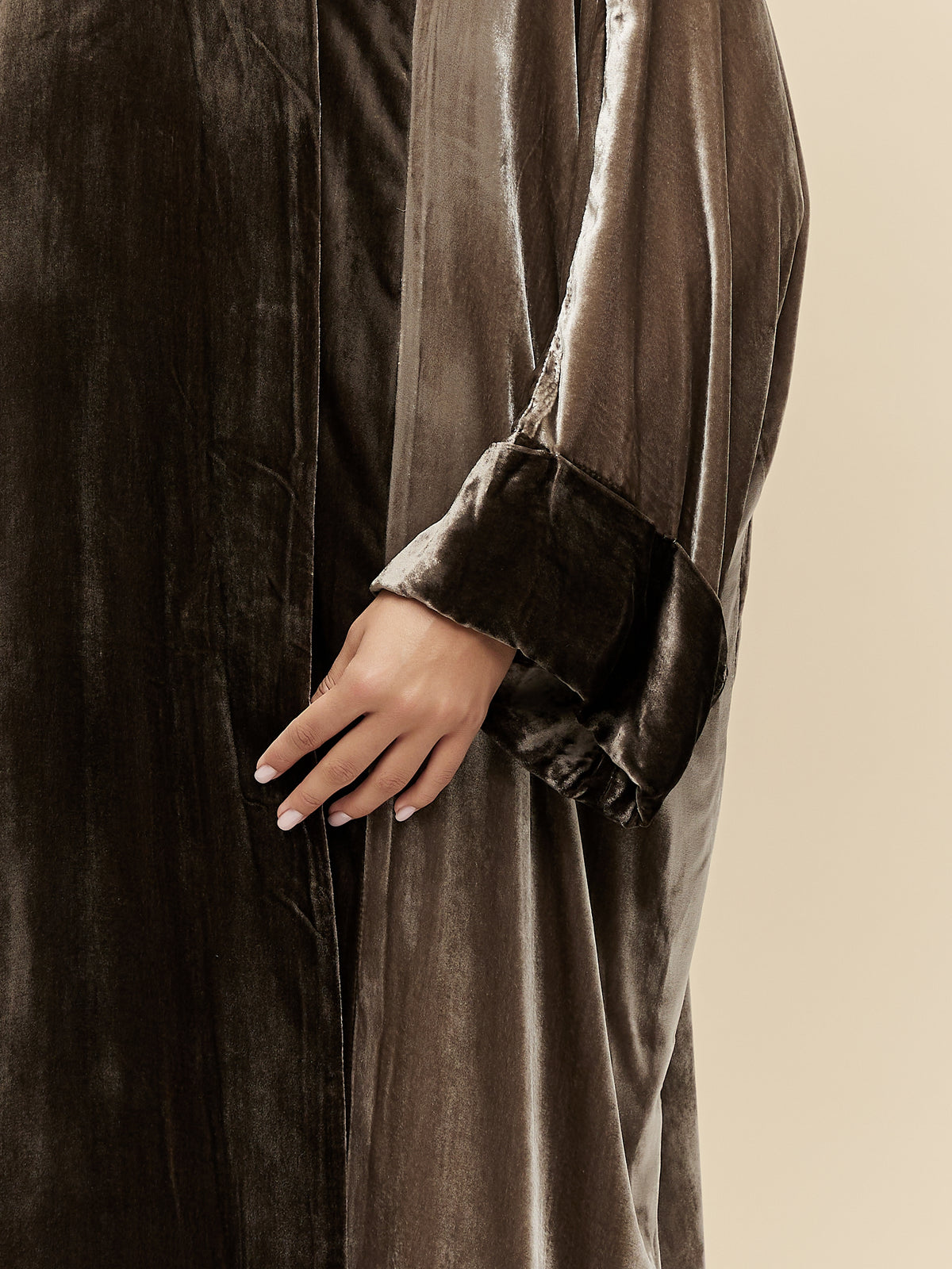 CLEO - VELVET - BROWN BEIGE