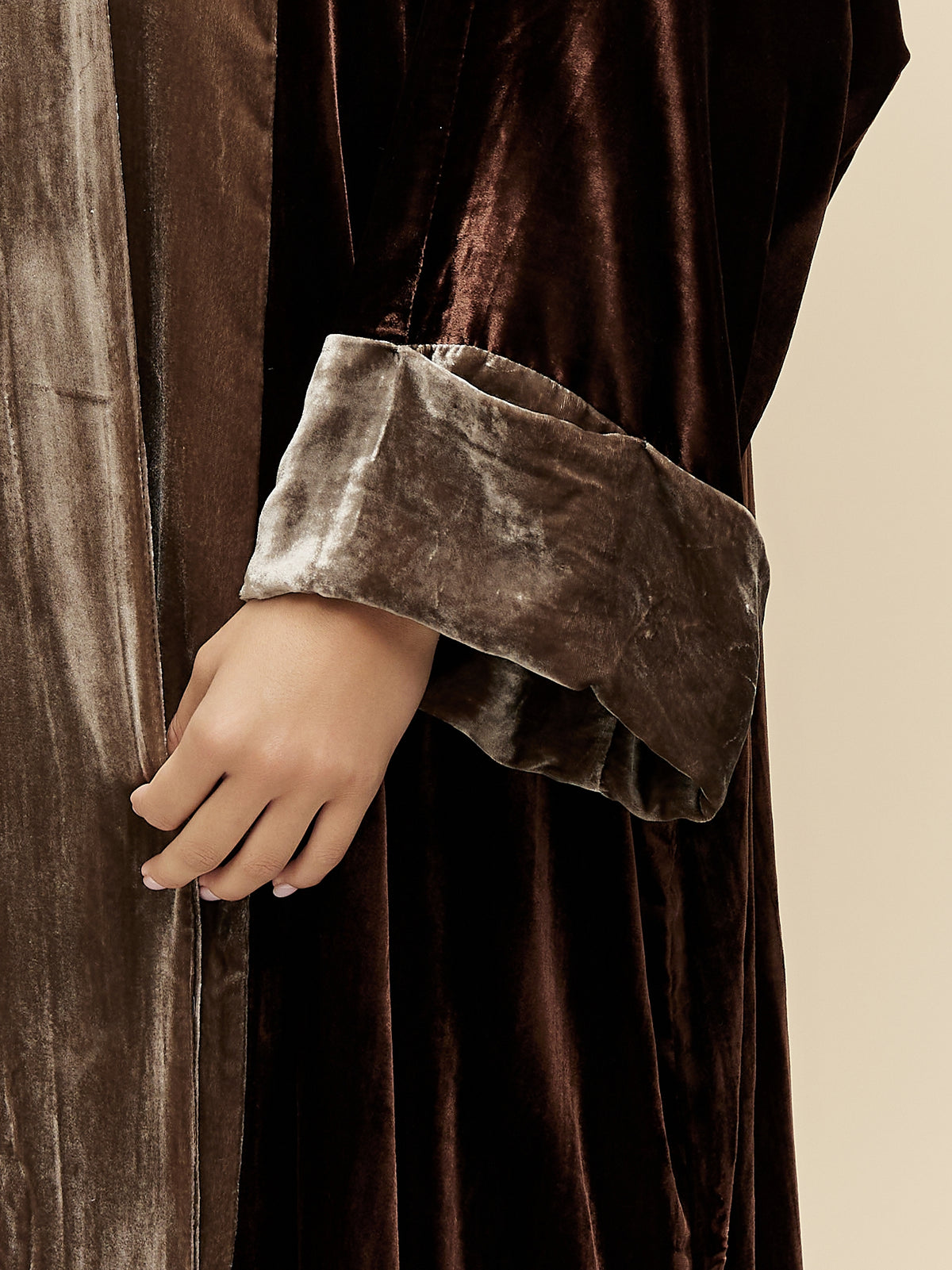 CLEO - VELVET - KHAKI BROWN