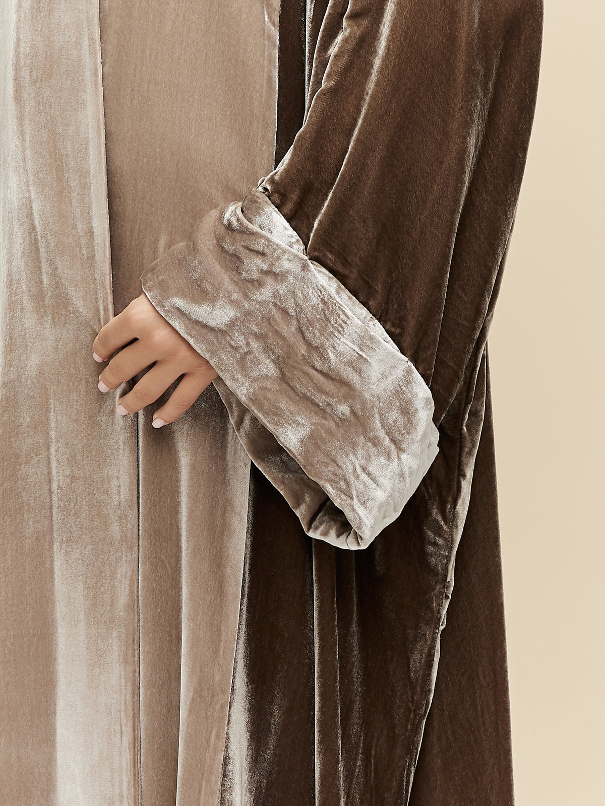 CLEO - VELVET - NUDE BEIGE