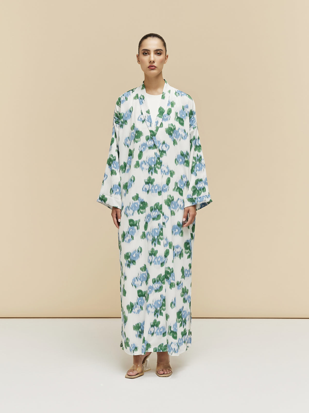 ELARIA - FLORAL - WHITE GREEN