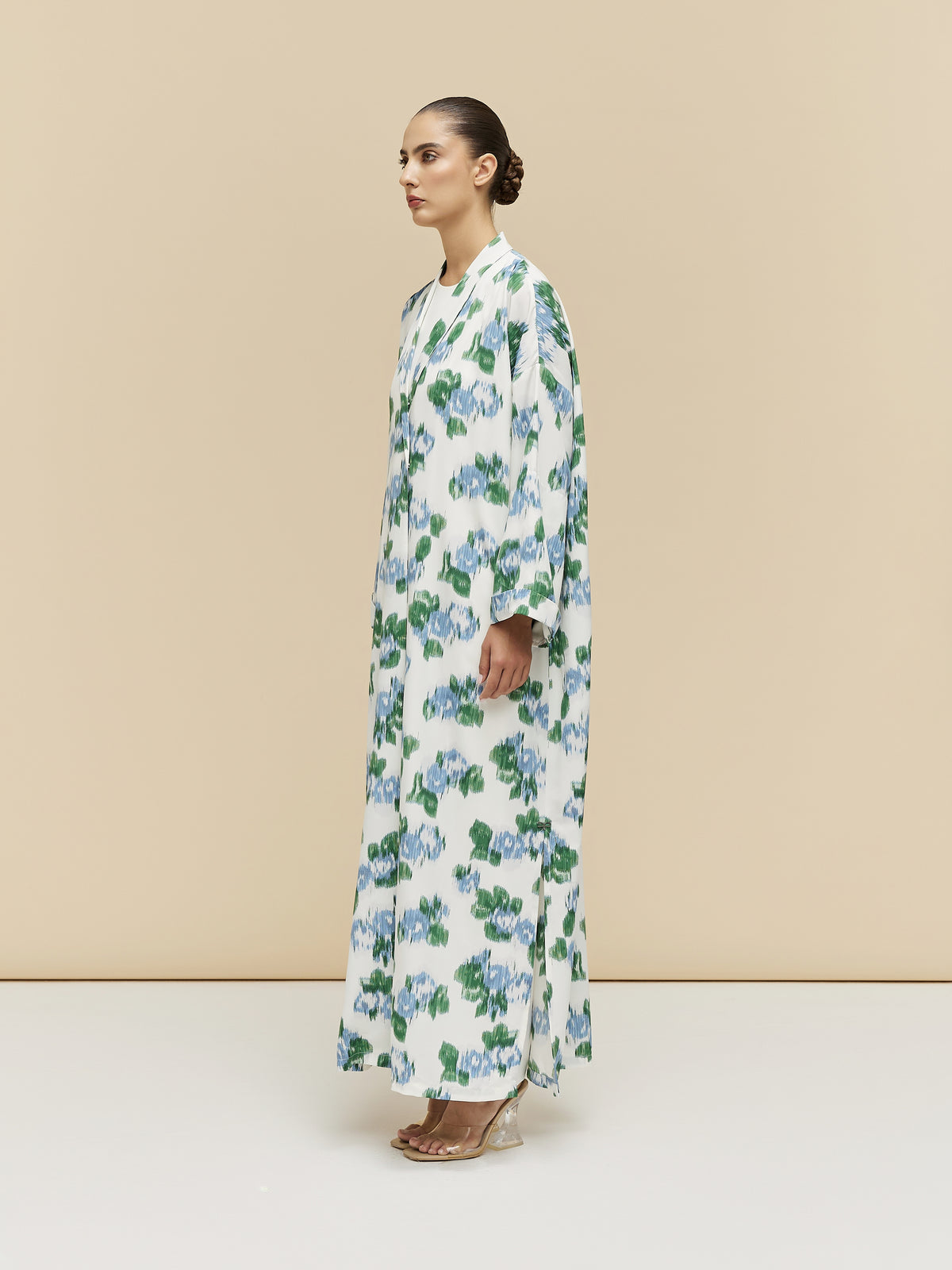 ELARIA - FLORAL - WHITE GREEN
