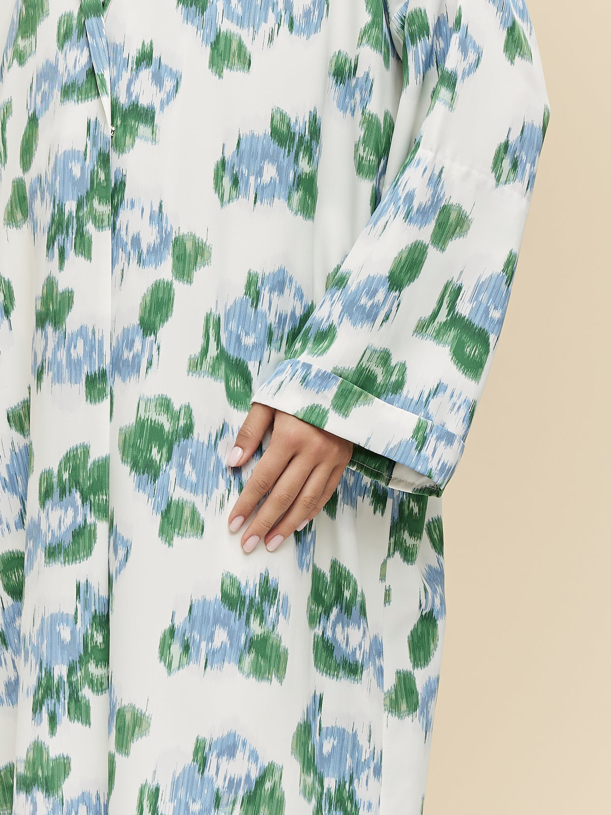 ELARIA - FLORAL - WHITE GREEN
