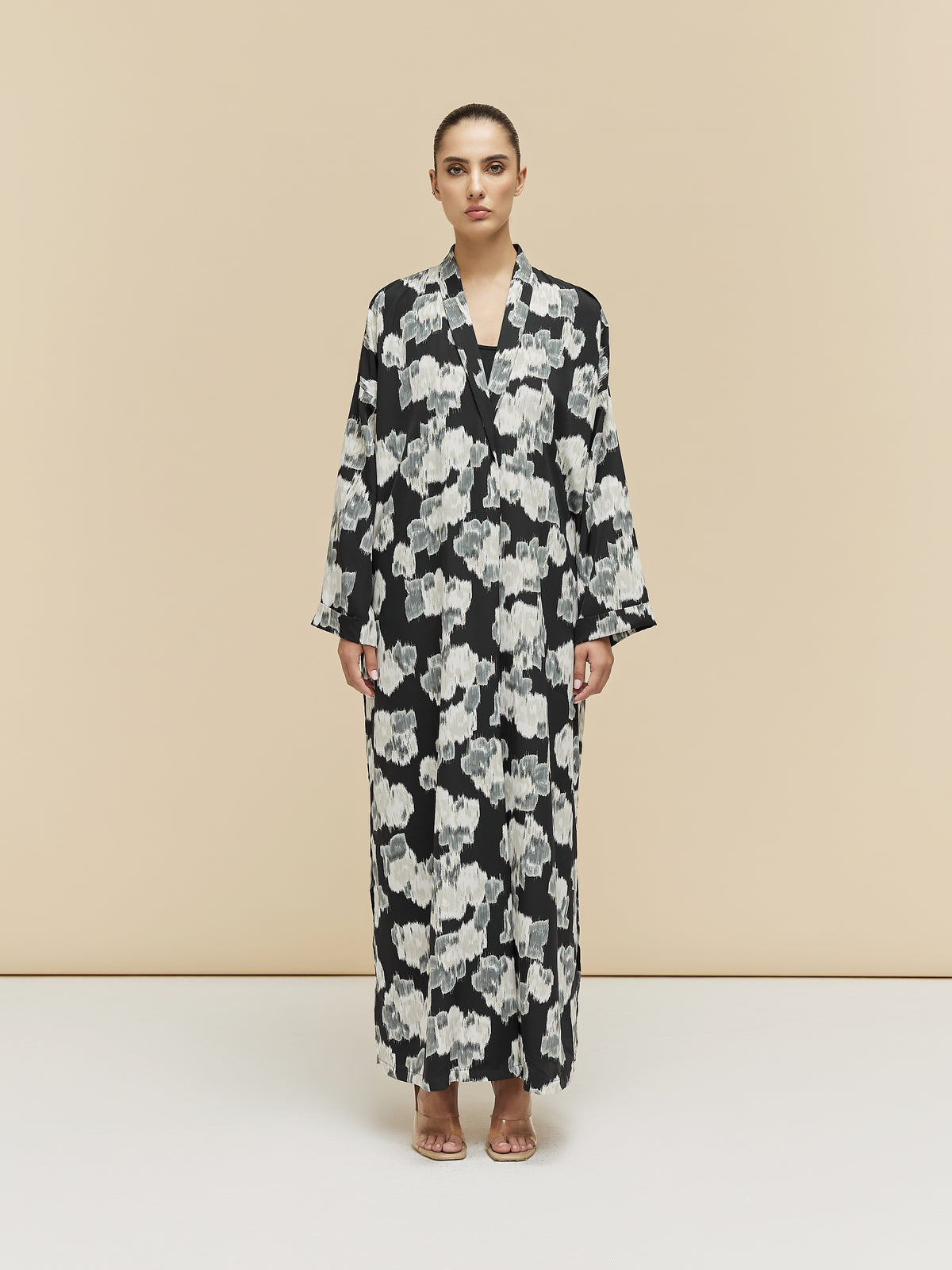 ELARIA - FLORAL - BLACK BEIGE