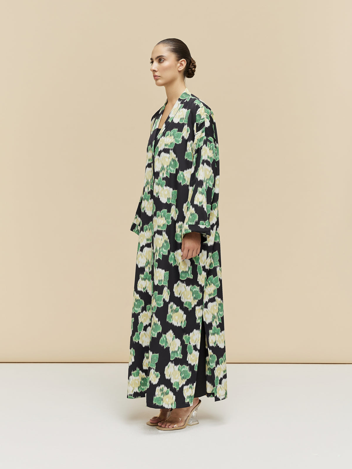 ELARIA - FLORAL - BLACK GREEN