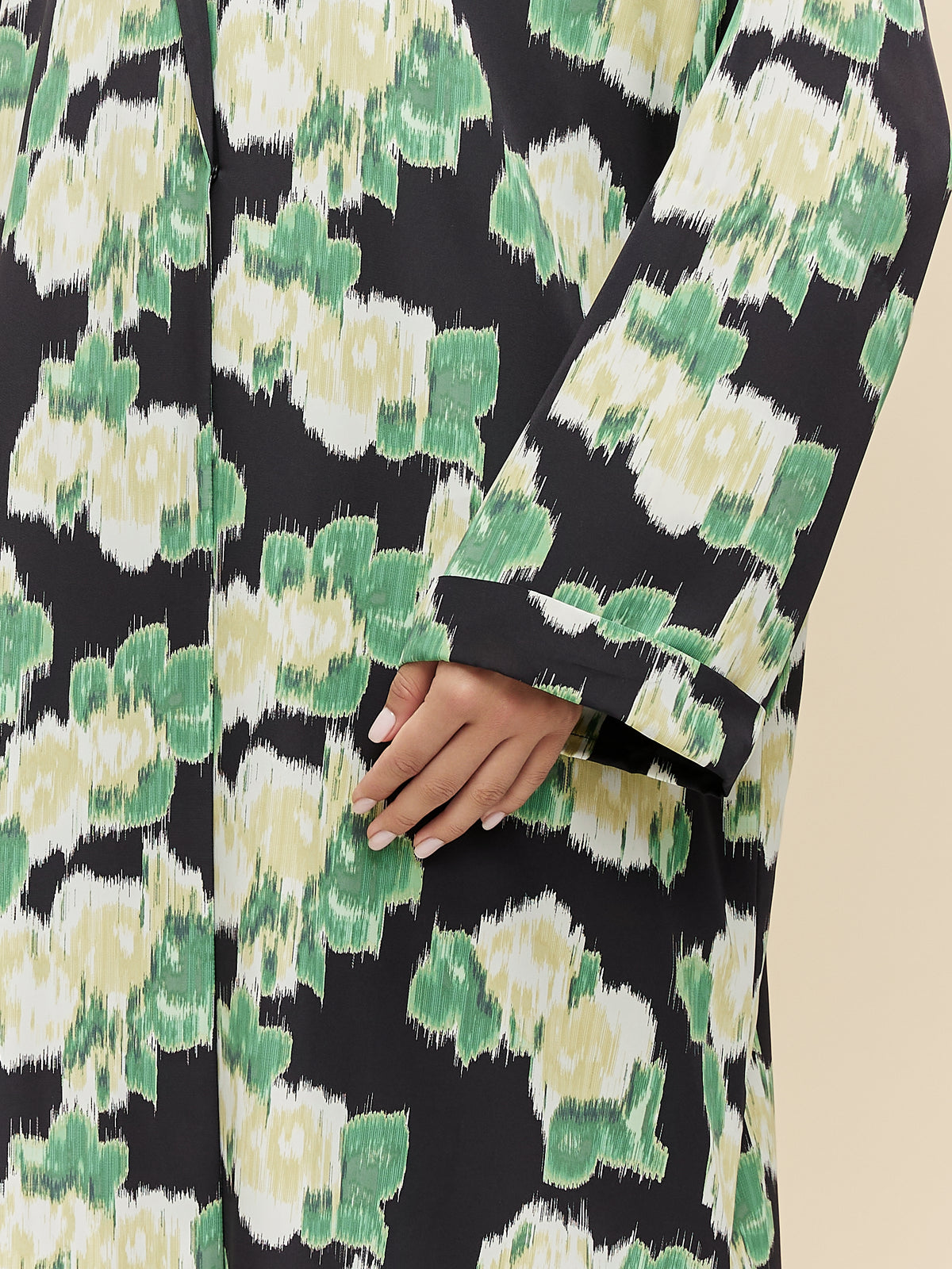 ELARIA - FLORAL - BLACK GREEN