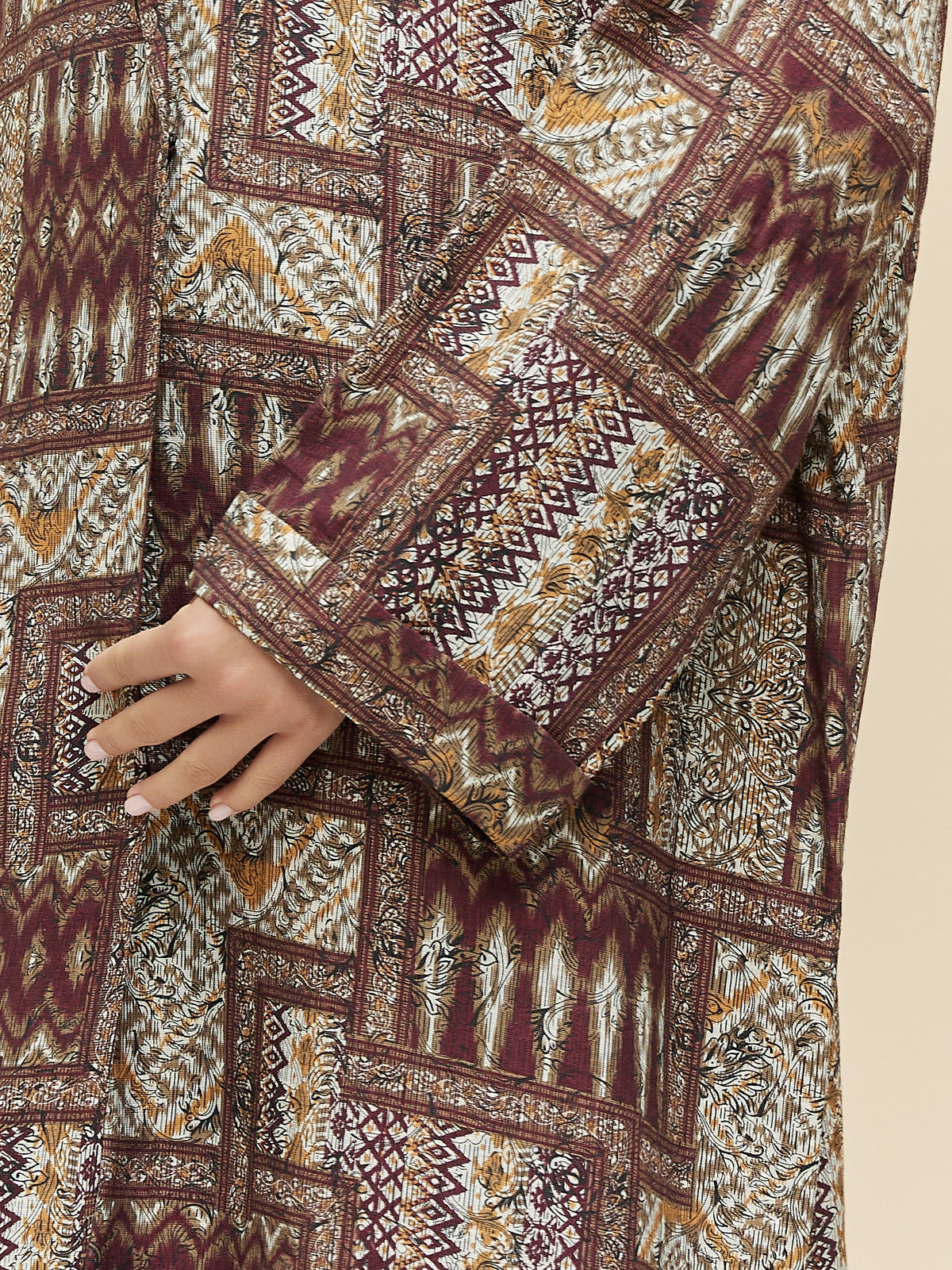 ELARIA - RAYON - MAROON