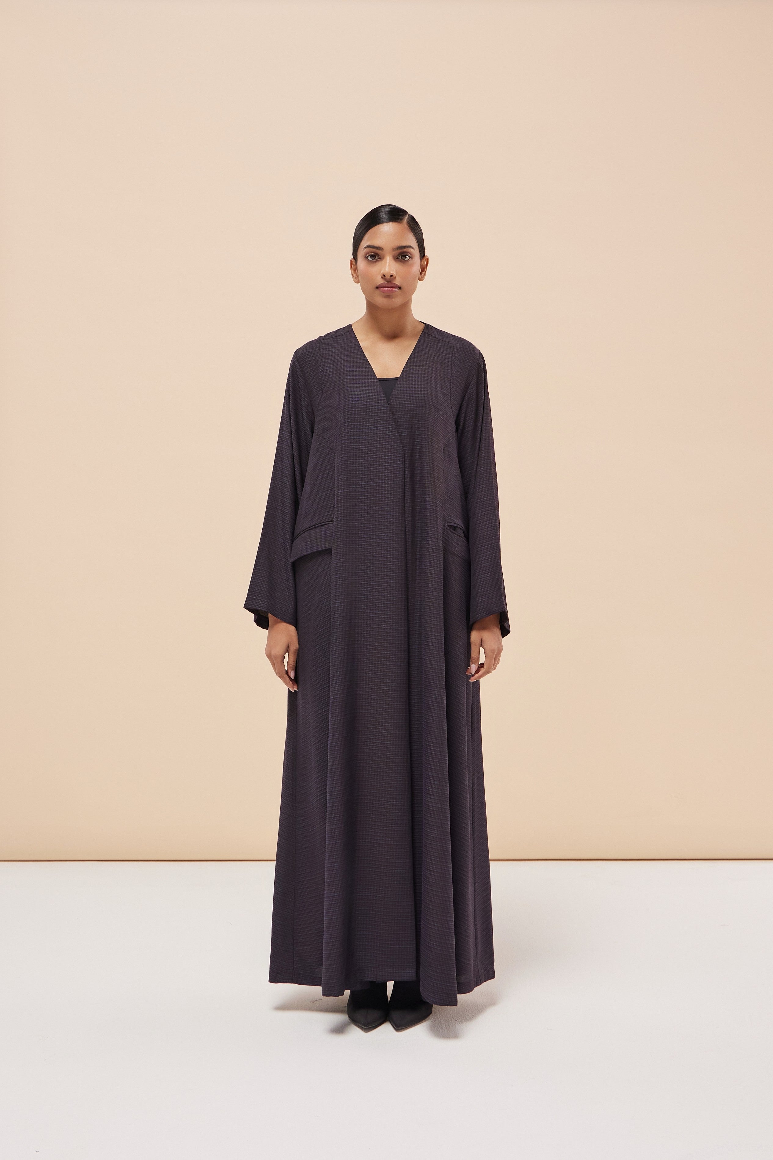 Vivia - Pattern Crepe - Black/Navy