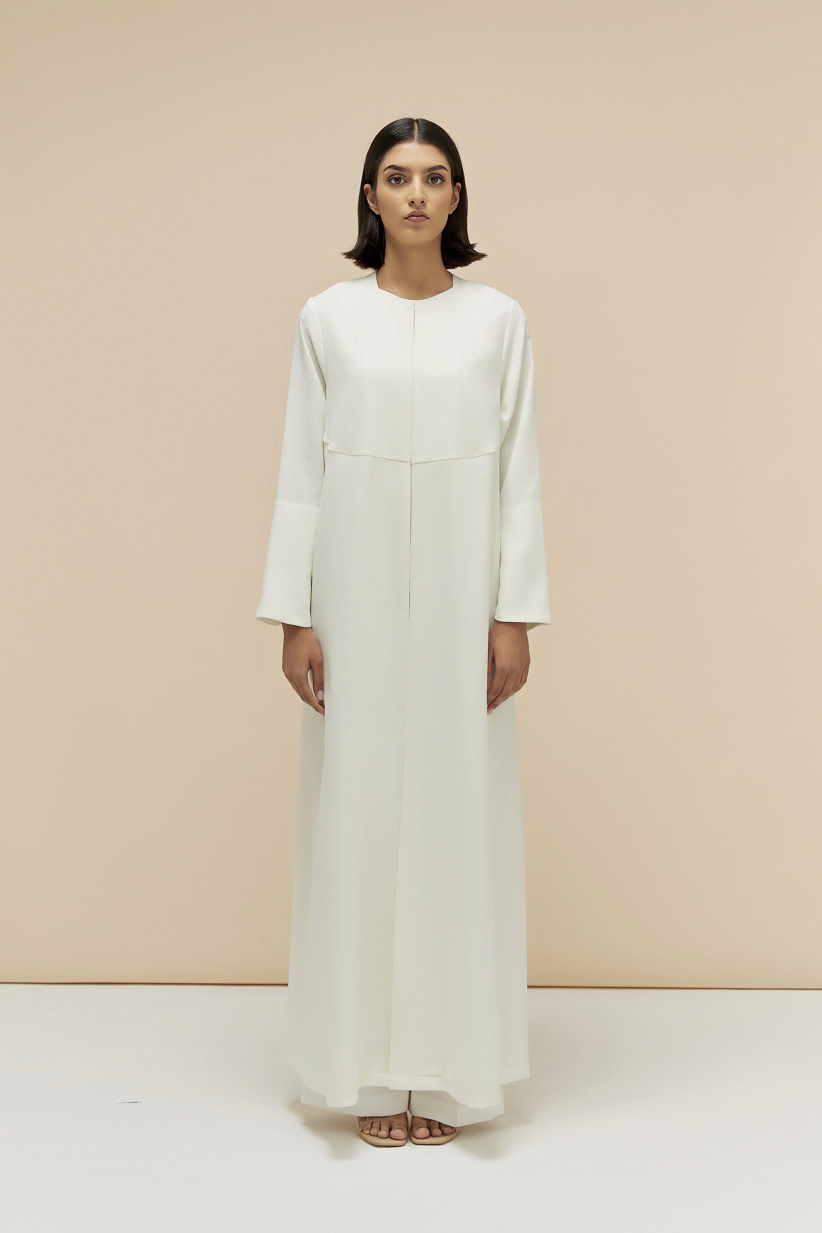 CALLIE - TEXTURED STRIPE - CREAM