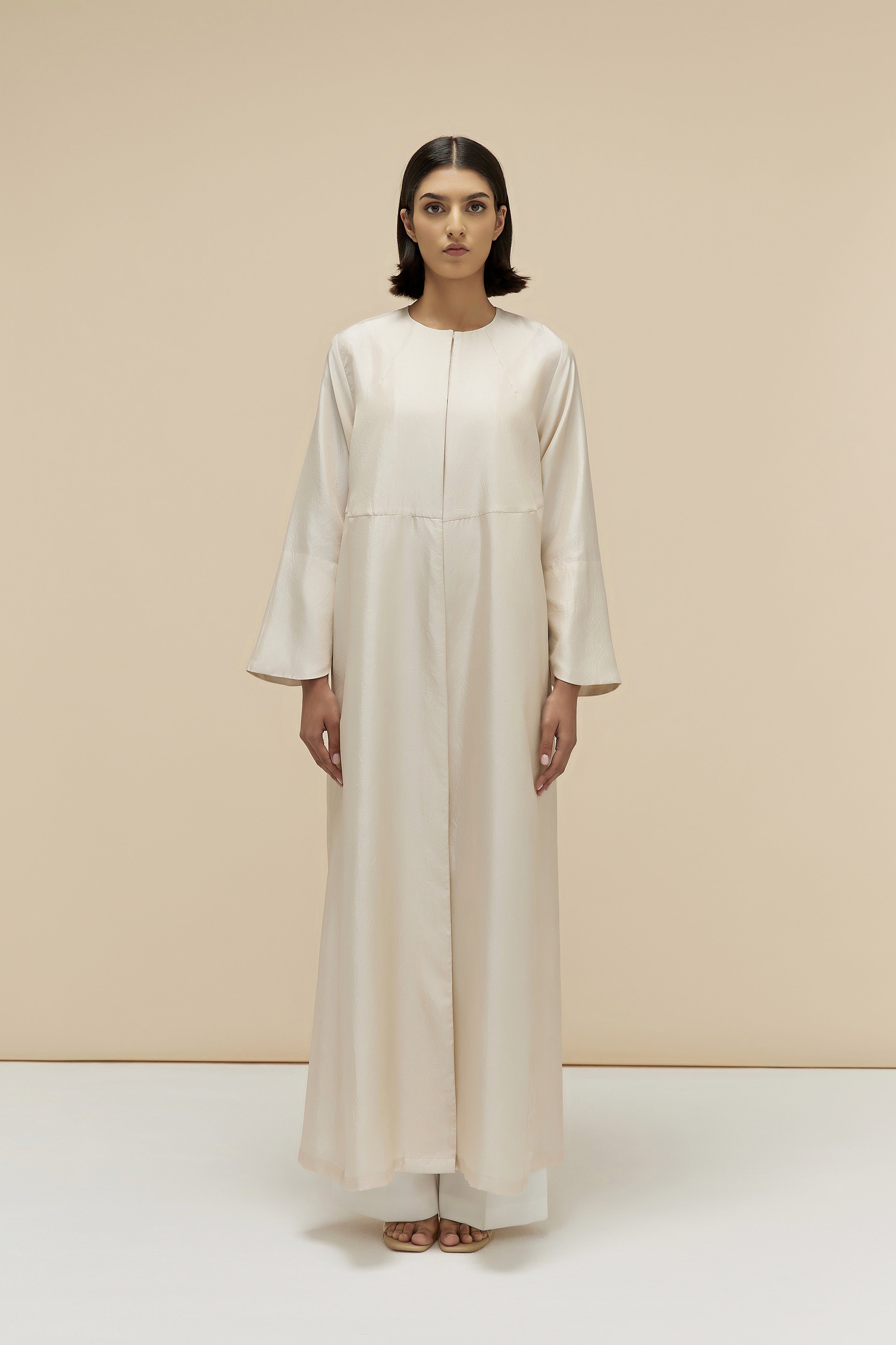 CALLIE - VISCOSE SATIN - CREAM