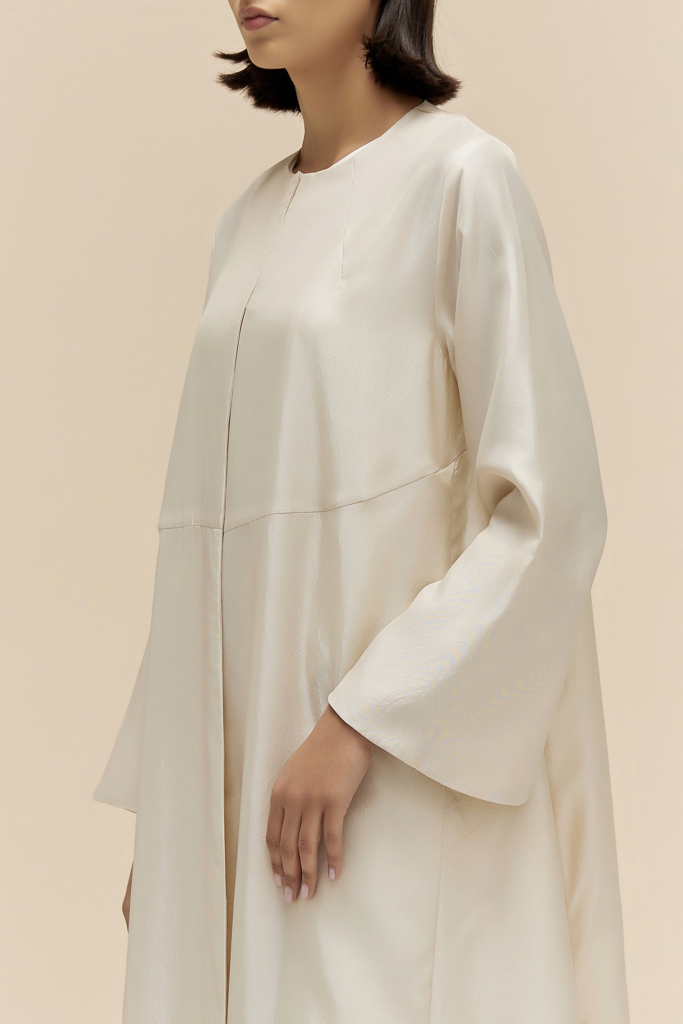 CALLIE - VISCOSE SATIN - CREAM