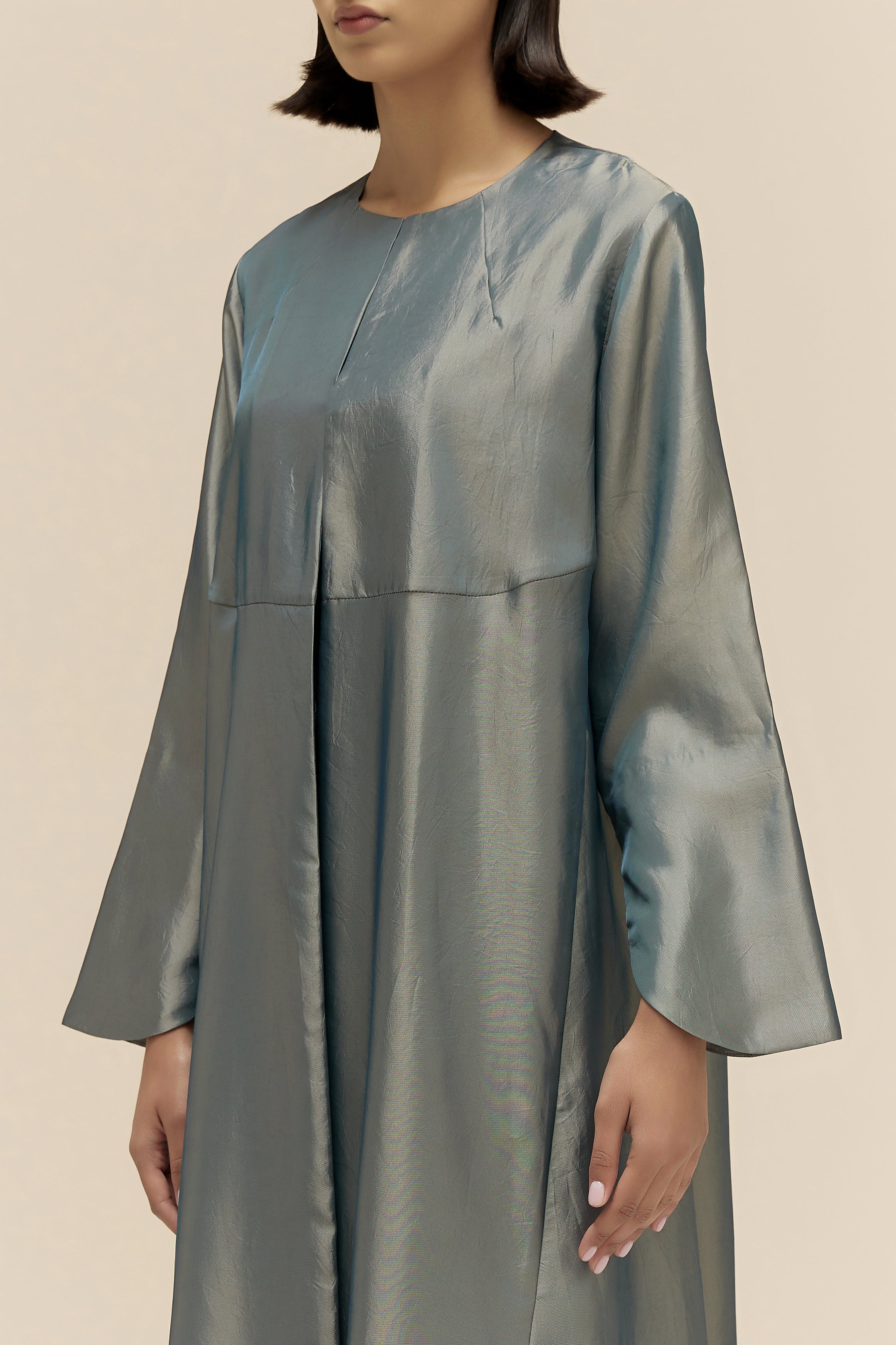 CALLIE - VISCOSE SATIN - MOSS