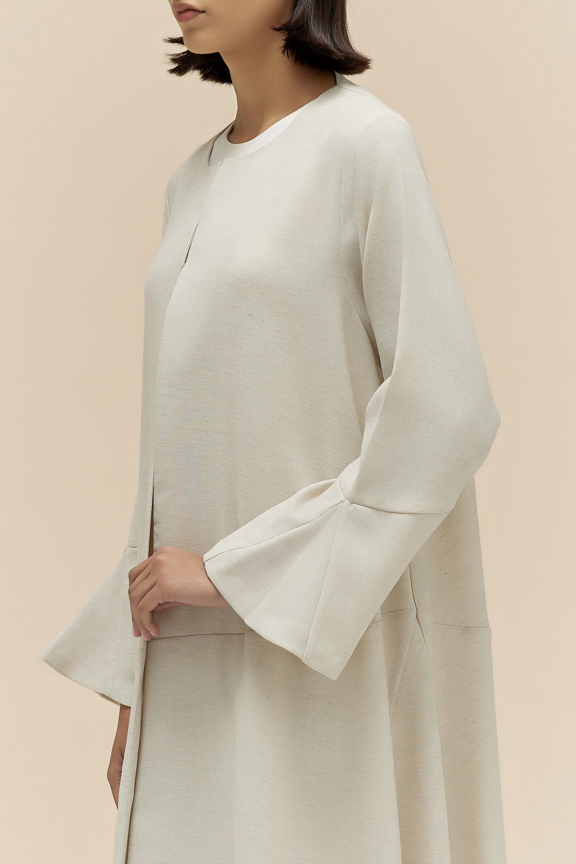 OLIVIA - SUITING - JUTE CREAM