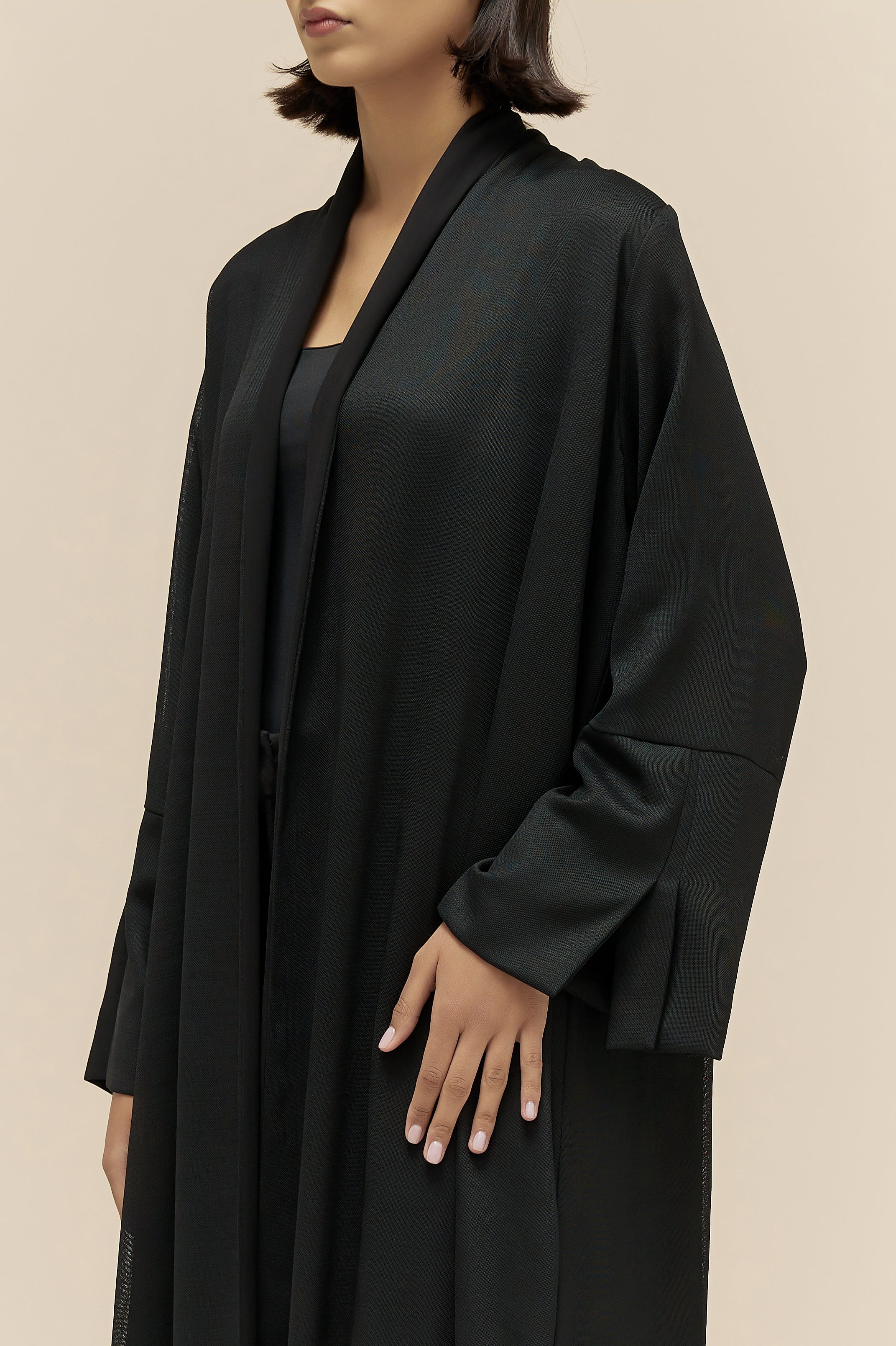 PHOEBE - MESH WITH LINING - BLACK