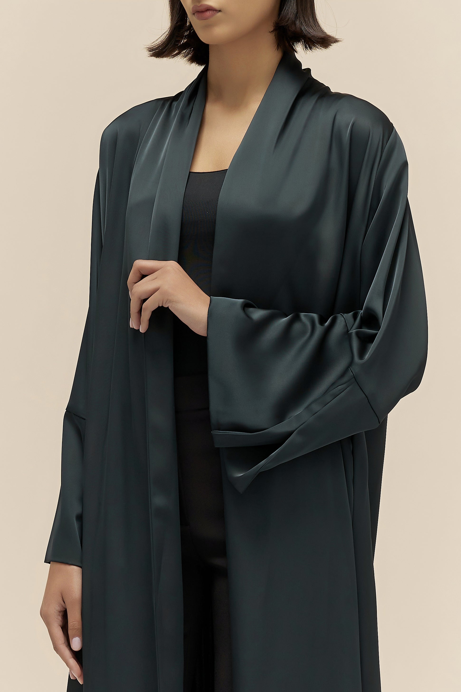 PHOEBE - SATIN - BLACK