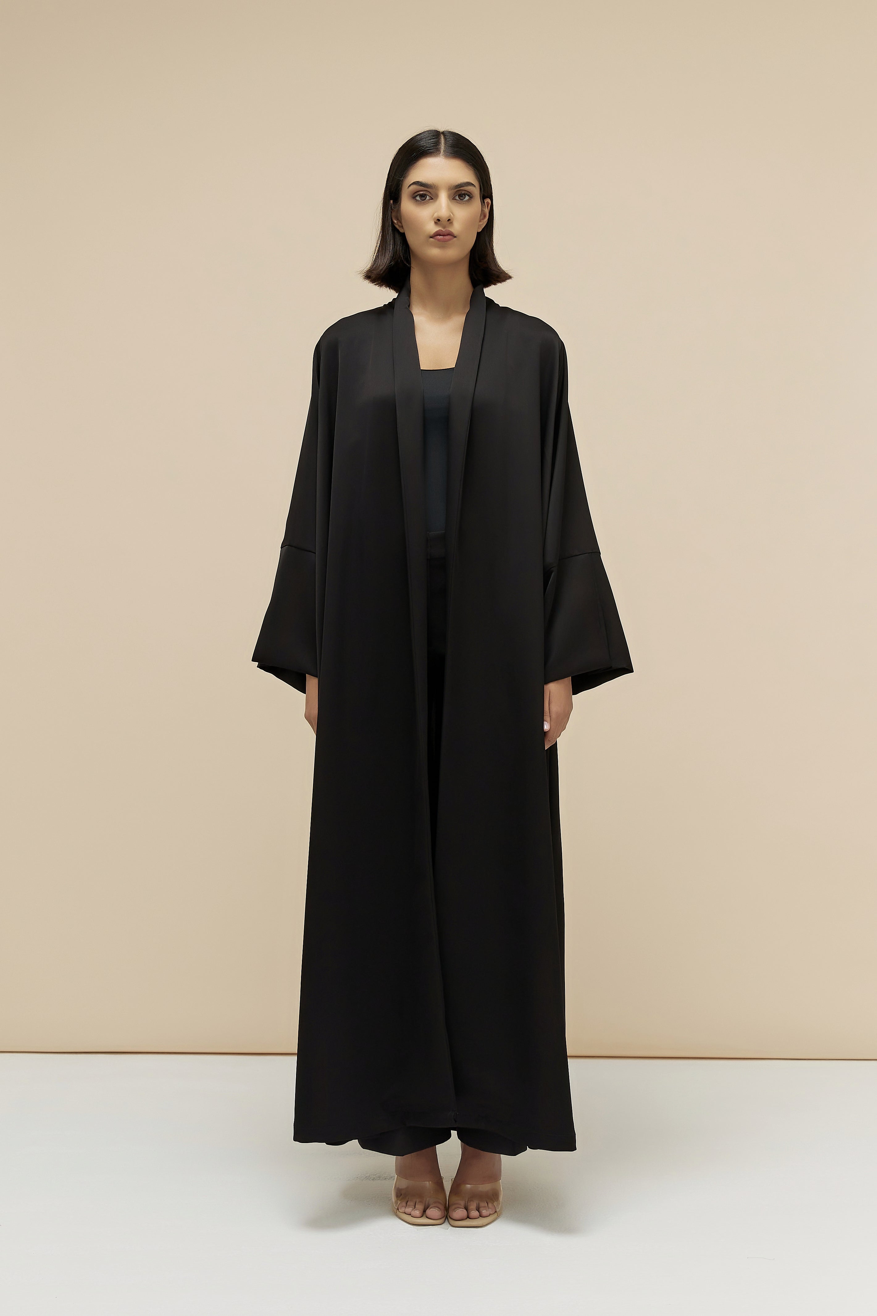 PHOEBE - SATIN - JET BLACK