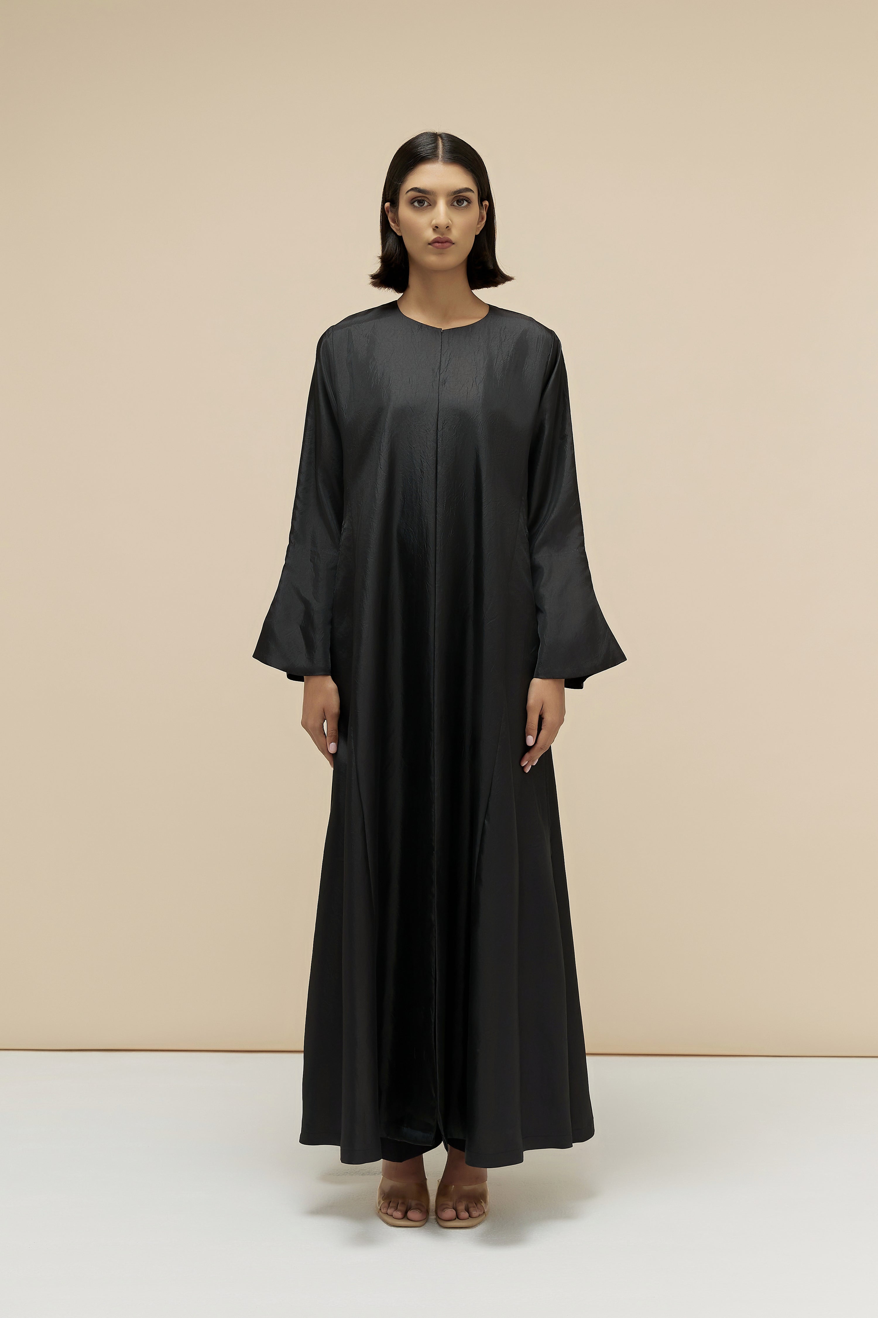 SADIE - VISCOSE SATIN - BLACK