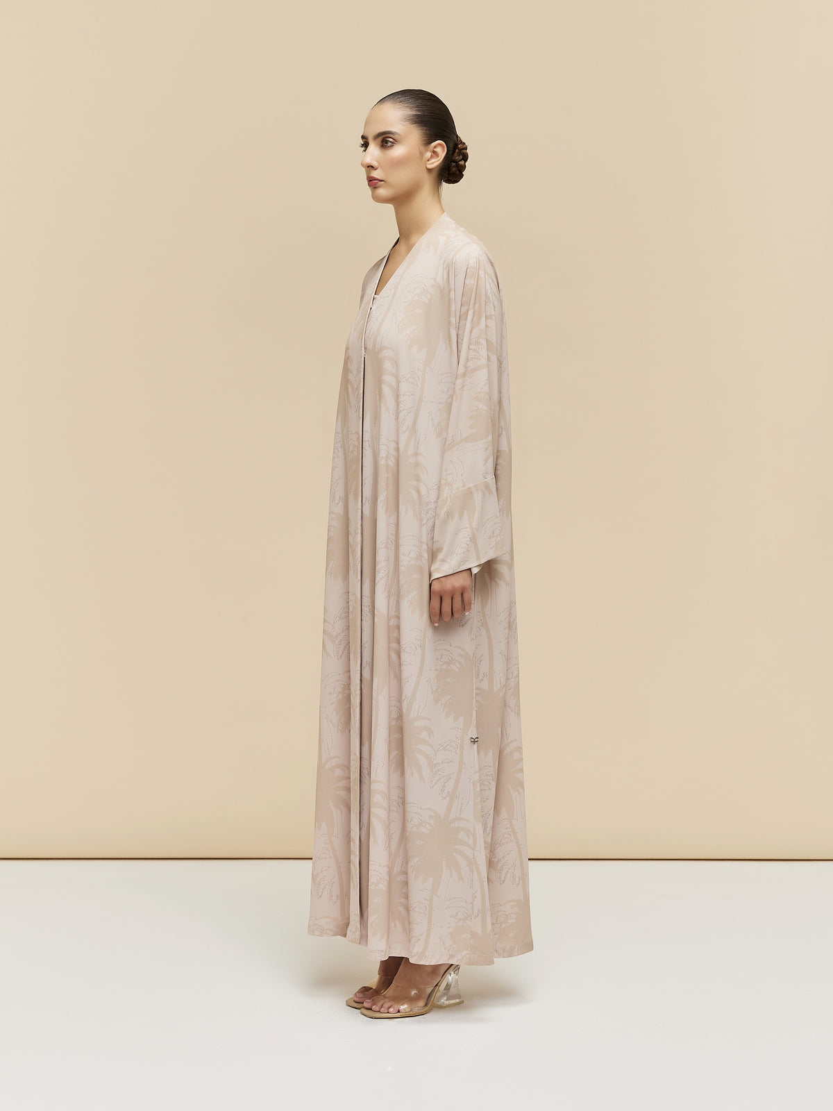 ZARELLE - GGT PALM PRINT - BEIGE