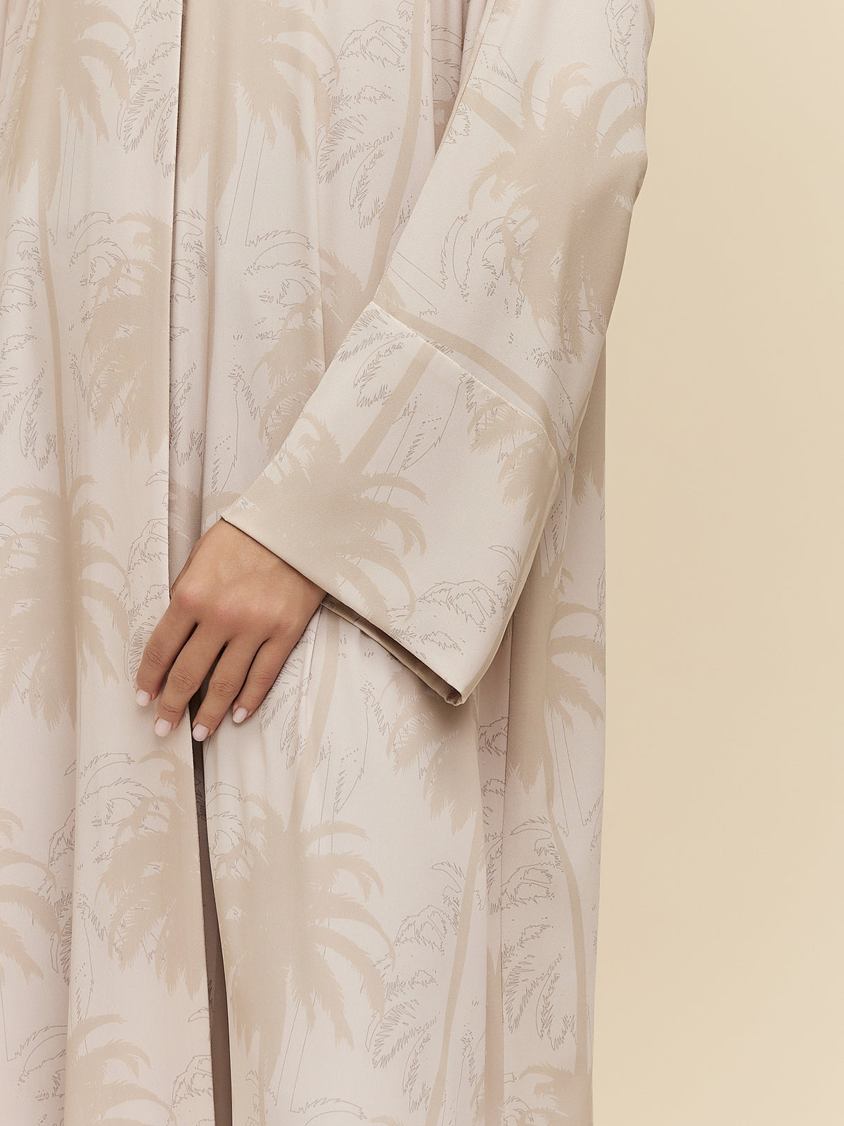 ZARELLE - GGT PALM PRINT - BEIGE