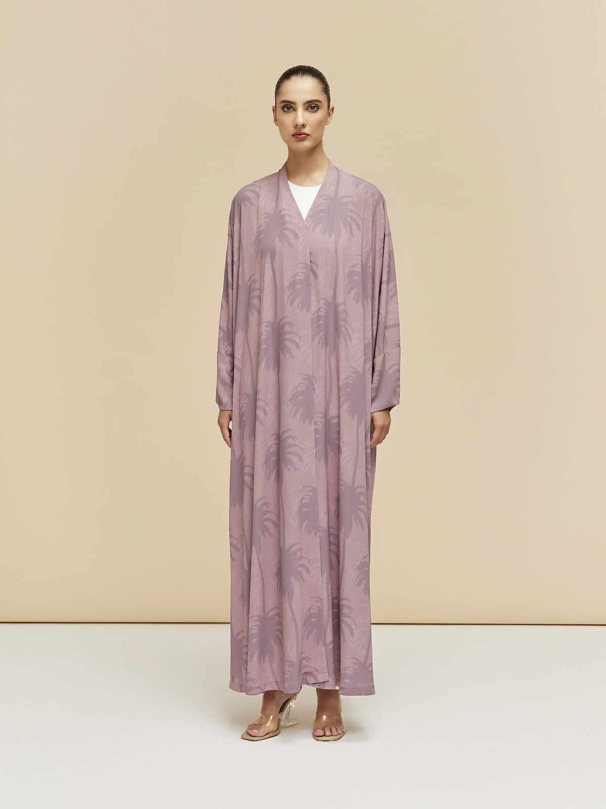 ZARELLE - GGT PALM PRINT - DUSTY PINK