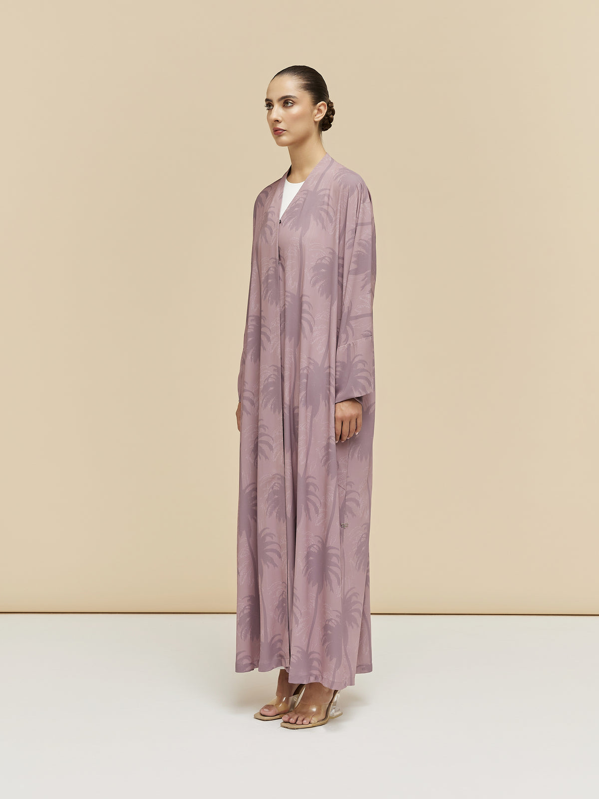 ZARELLE - GGT PALM PRINT - DUSTY PINK