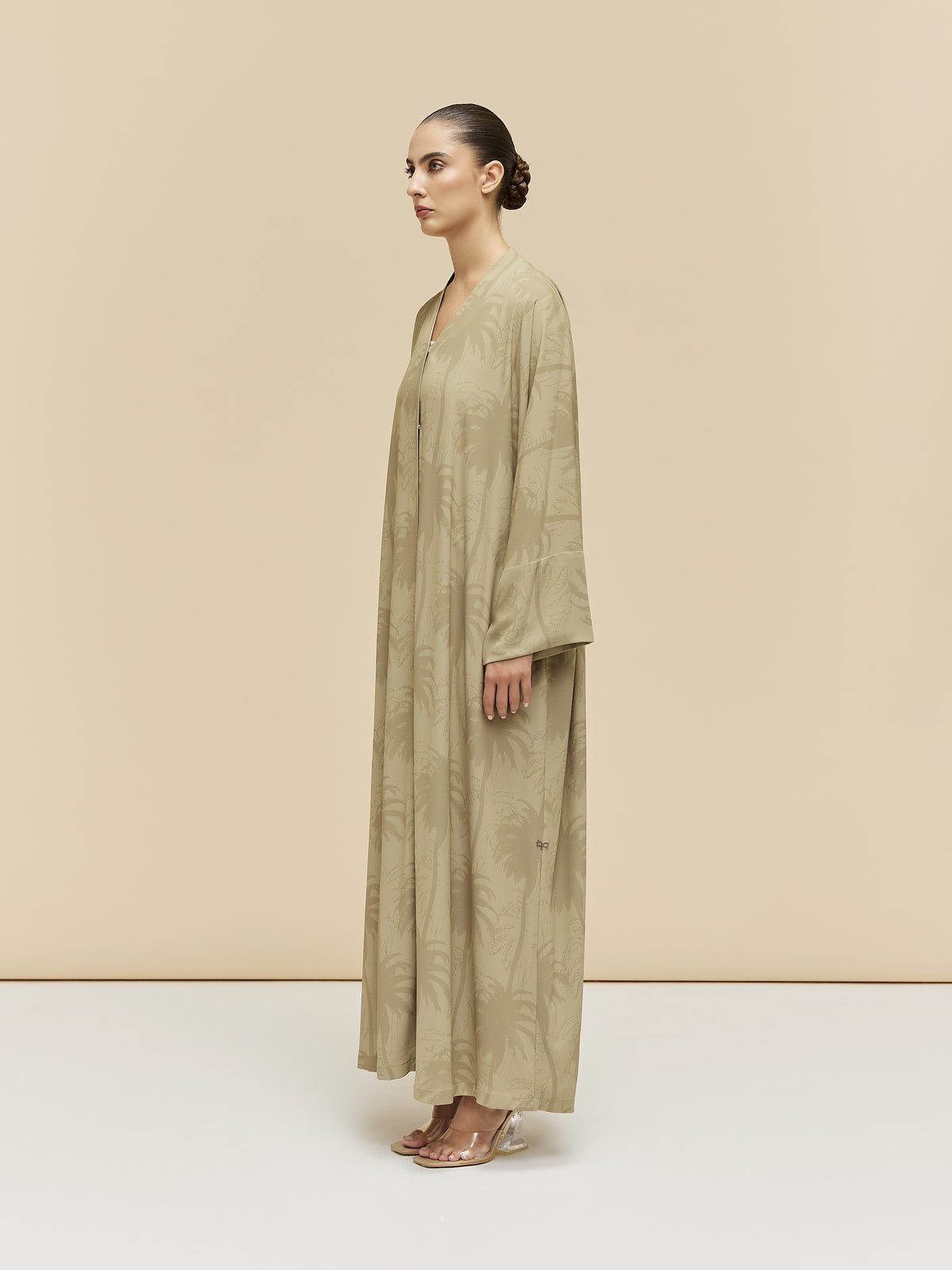 ZARELLE - GGT PALM PRINT - SHEEN GREEN