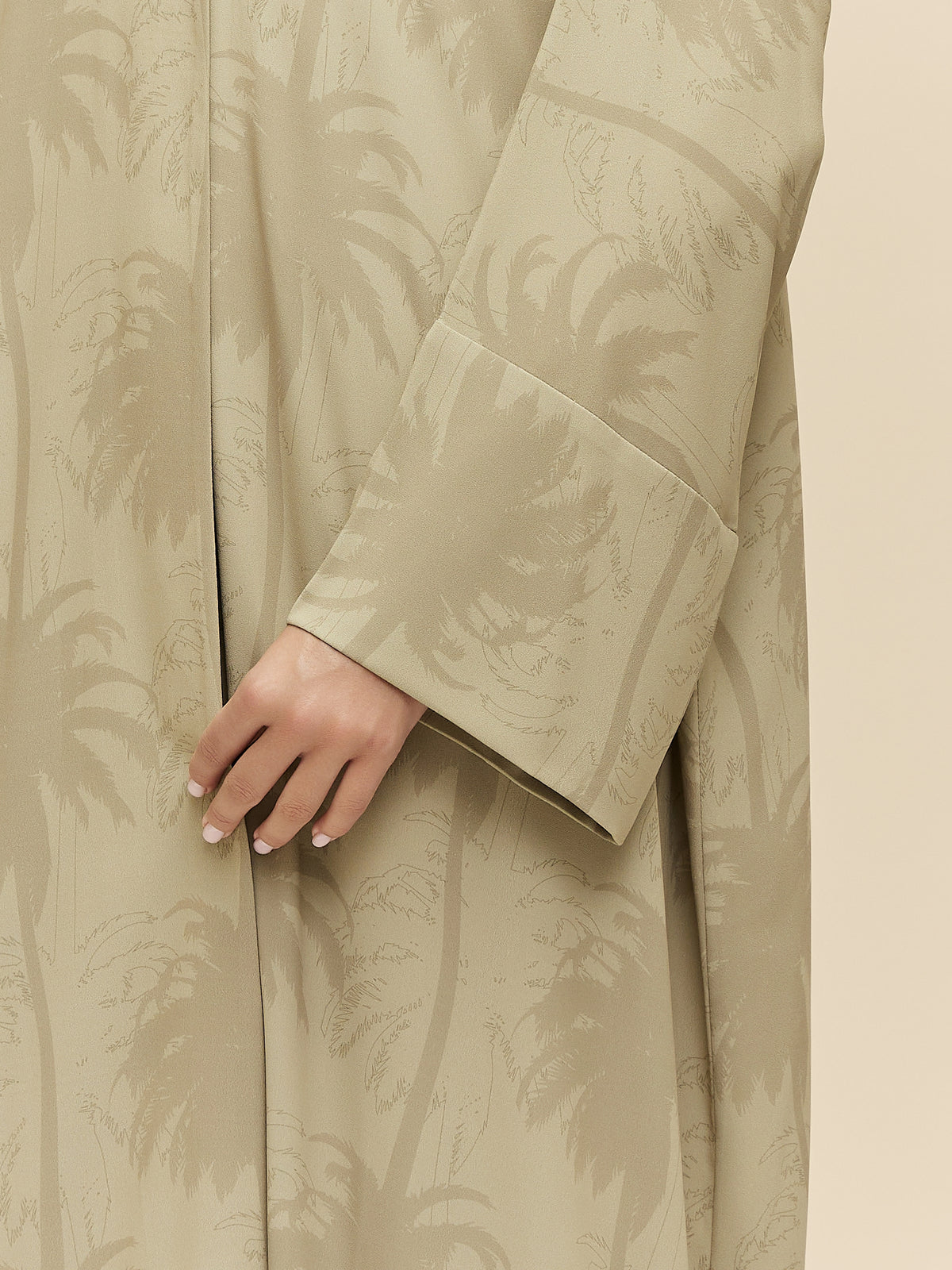 ZARELLE - GGT PALM PRINT - SHEEN GREEN